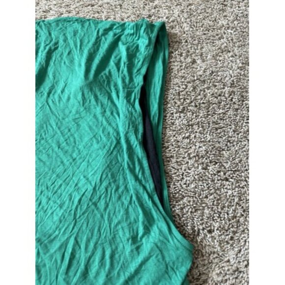 Bench Green Black Crowl Neck Work Out Tank Sleeveless Size Small Pull Over - Picture 3 of 13